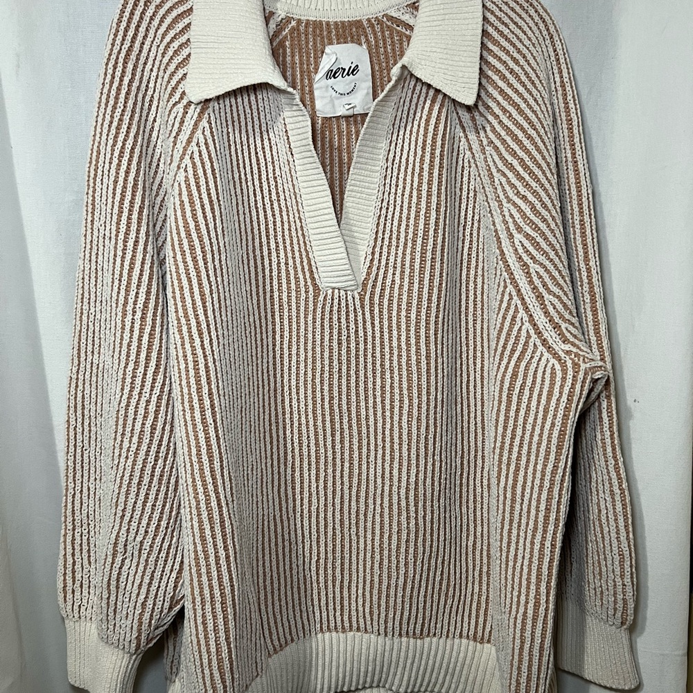 Aerie Sugar Rush Chenille Sweater - Toasty XL
